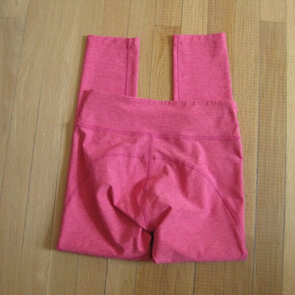 Outdoor Voices 7/8 Warmup Leggings Size S Pink Flamingo Yoga Athletic Gym Tights - Picture 3 of 5